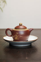 宗师泰斗·邱玉林最具代表艺术巨作《禅缘壶》极具收藏传世与馈赠价值·双顶尖重器【藏品规格】原矿优质底槽清｜450cc