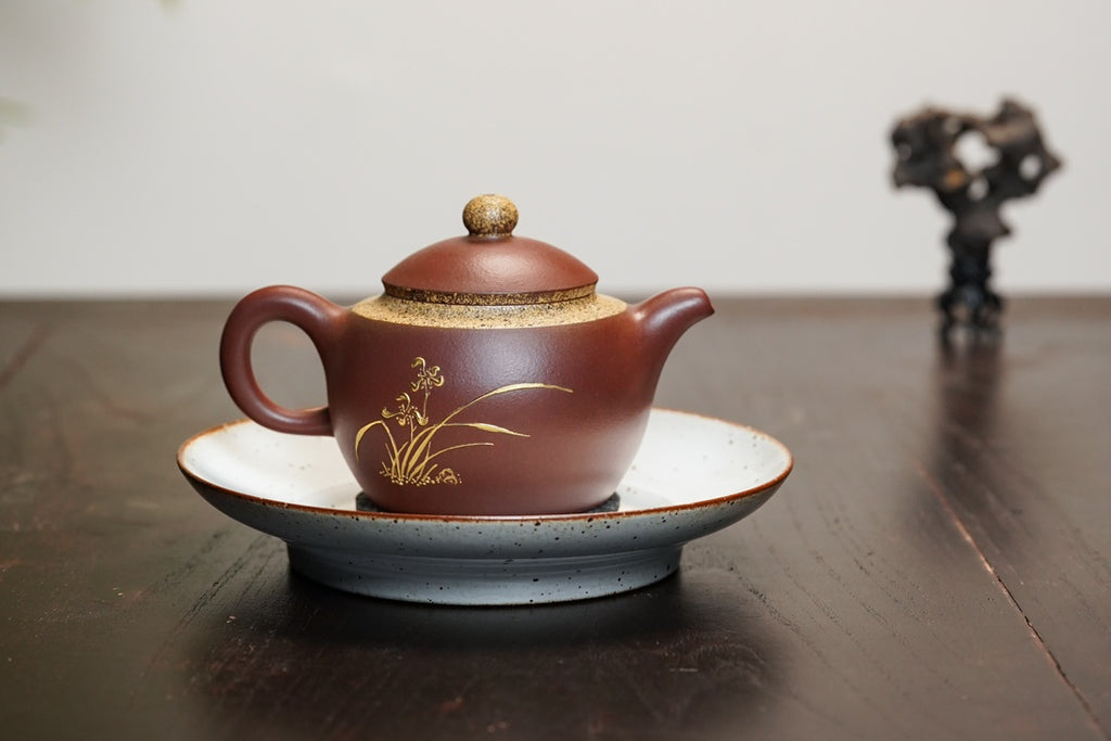 宗师泰斗·邱玉林最具代表艺术巨作《禅缘壶》极具收藏传世与馈赠价值·双顶尖重器【藏品规格】原矿优质底槽清｜450cc