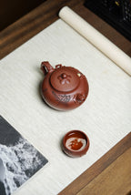 昌鸿紫砂 礼藏至尊｜双国大师李昌鸿臻品《喜鹊登枝套组》收藏送礼皆宜重器 原矿优质清水泥·520cc