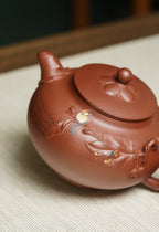昌鸿紫砂 礼藏至尊｜双国大师李昌鸿臻品《喜鹊登枝套组》收藏送礼皆宜重器 原矿优质清水泥·520cc