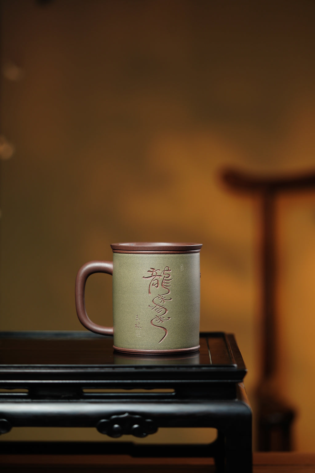 紫砂堆塑·高端臻品 | 彭金格大师孤品重器【龙来福盖杯】收藏传世·高端礼赠·藏值无量！  ——原矿优质底槽清·280cc