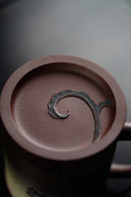紫砂堆塑·高端臻品 | 彭金格大师孤品重器【龙来福盖杯】收藏传世·高端礼赠·藏值无量！  ——原矿优质底槽清·280cc