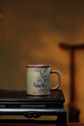 紫砂堆塑·高端臻品 | 彭金格大师孤品重器【龙来福盖杯】收藏传世·高端礼赠·藏值无量！  ——原矿优质底槽清·280cc