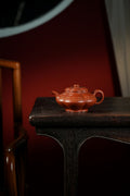 范大生嫡脉·江苏省大师范秀芳·紫砂臻品《筋纹合梅壶》传世收藏·礼赠双绝重器！  ——原矿优质朱泥·240cc