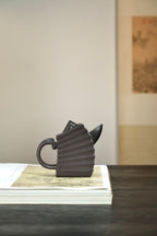 紫砂界80后方器巨匠巅峰臻品大拍10万《一帆风顺壶》传世收藏，藏值无量 甄选原矿优质老紫泥·350cc