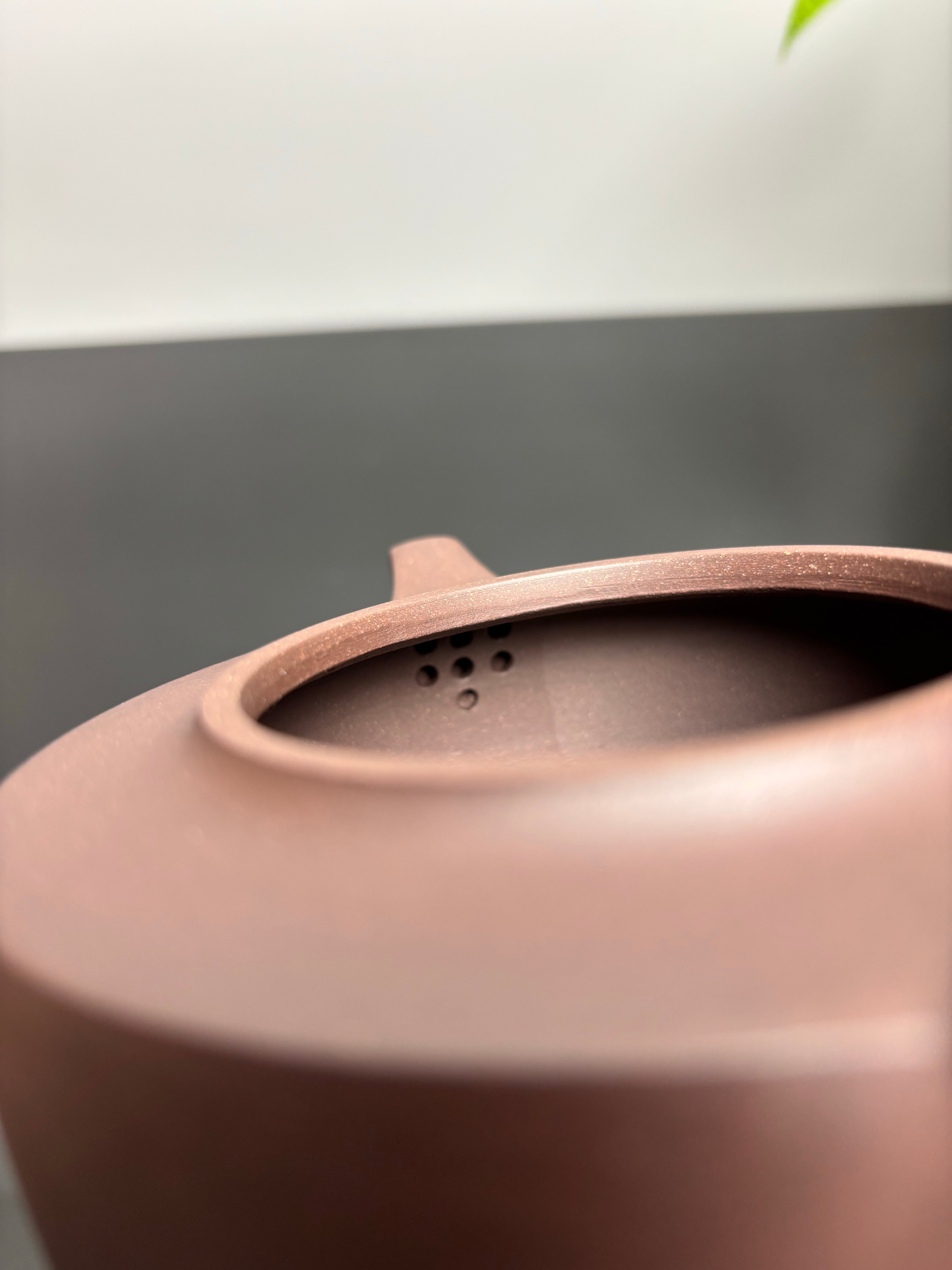 国匠臻藏 葛军大师·原创紫砂重器《周盘套组》鼎级荣衔 业界标杆——原矿优质老紫泥·320cc