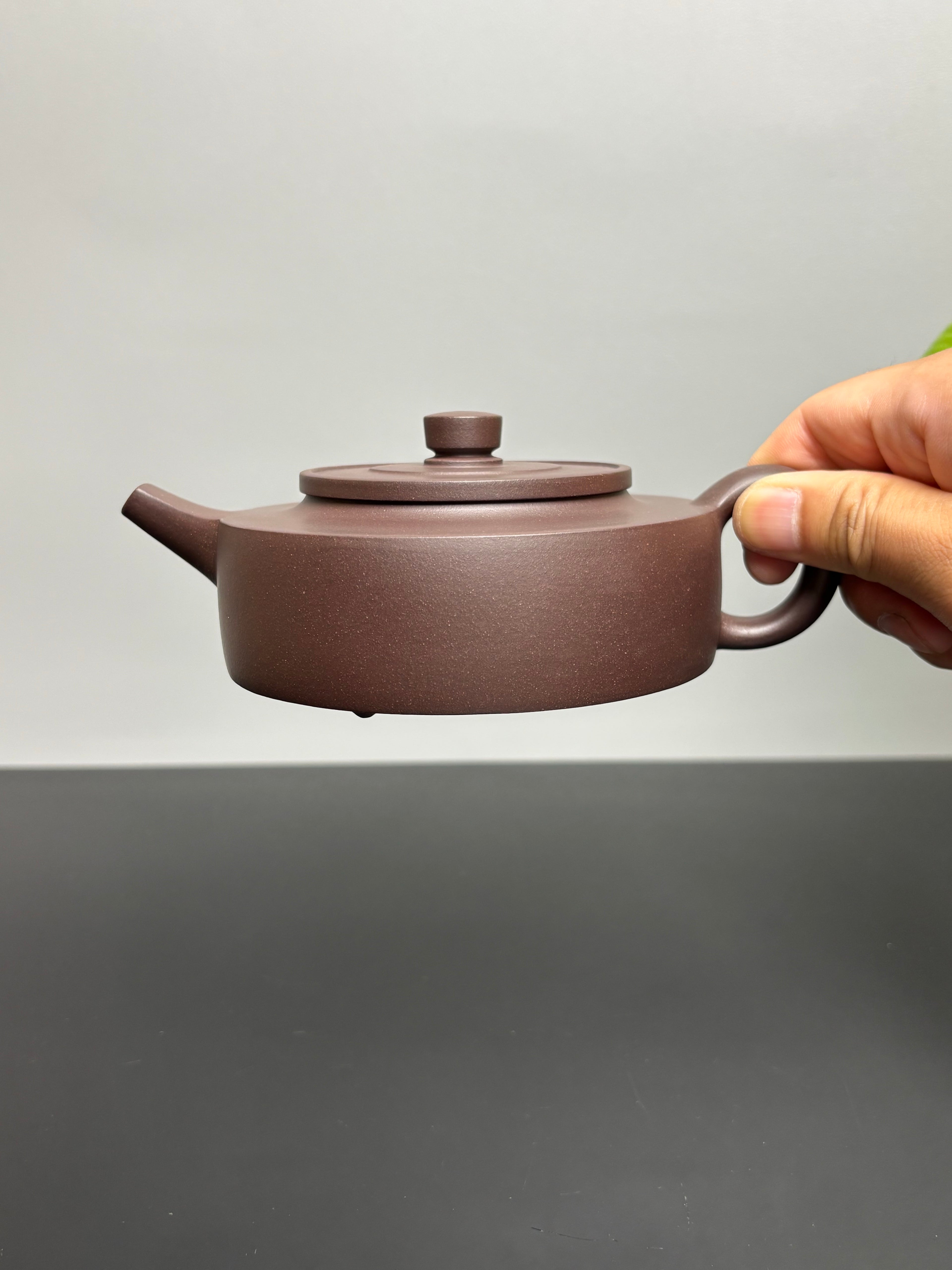 国匠臻藏 葛军大师·原创紫砂重器《周盘套组》鼎级荣衔 业界标杆——原矿优质老紫泥·320cc