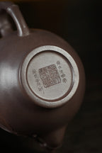 范大生嫡脉·江苏省大师范秀芳·紫砂臻品《翠竹壶》金奖作品——原矿优质天青泥·360cc（入册款代表作）
