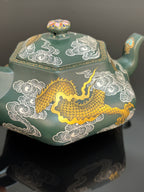 紫砂界80后方器巨匠巅峰臻品《闲者六方壶》传世收藏，藏值无量 甄选优质苏门答腊青·260cc