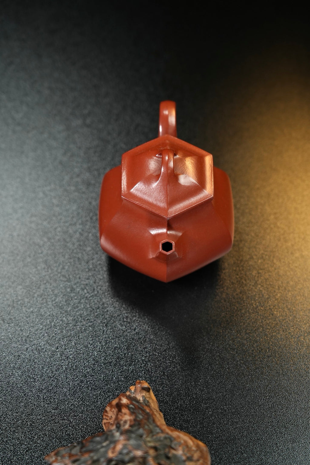 紫砂界80后方器巨匠巅峰臻品《六方灵珠壶》传世收藏，藏值无量 甄选原矿优质大红袍·170cc