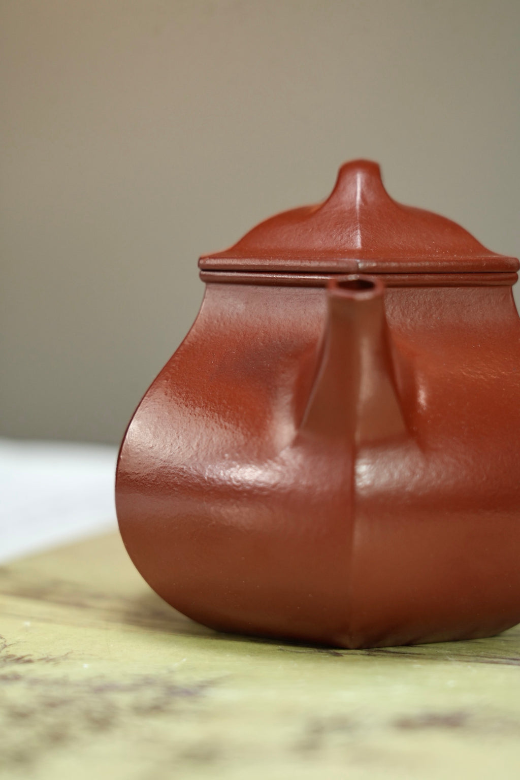 紫砂界80后方器巨匠巅峰臻品《六方灵珠壶》传世收藏，藏值无量 甄选原矿优质大红袍·170cc