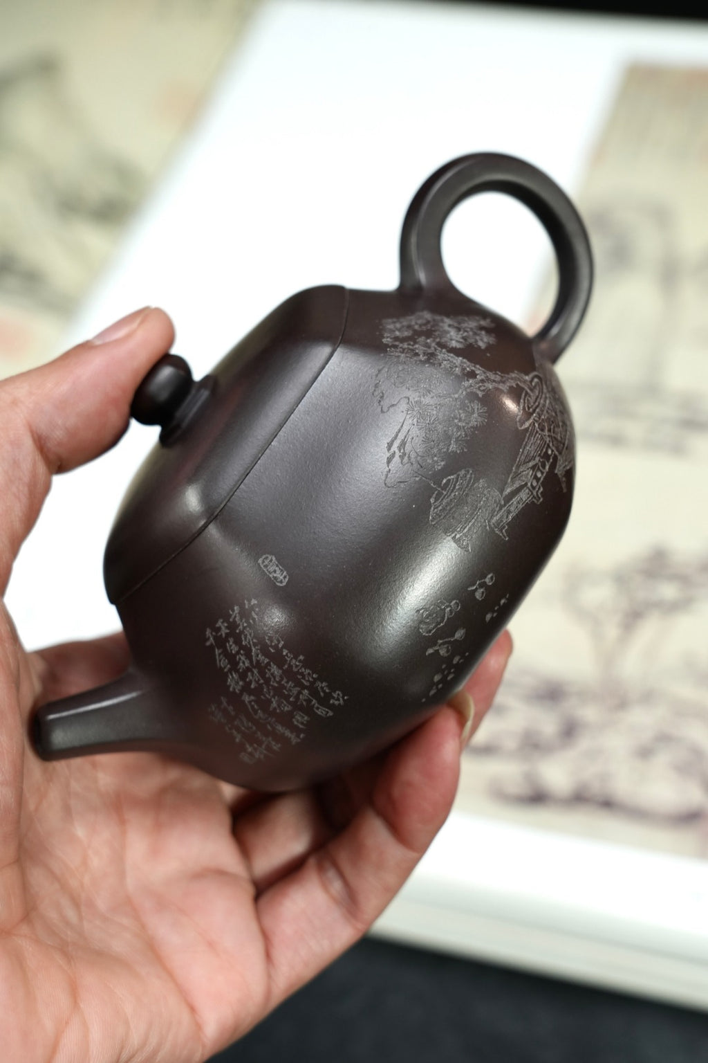 紫砂界80后方器巨匠巅峰臻品《六方静乐壶》传世收藏，藏值无量甄选原矿优质老紫泥·260cc
