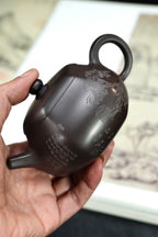 紫砂界80后方器巨匠巅峰臻品《六方静乐壶》传世收藏，藏值无量甄选原矿优质老紫泥·260cc