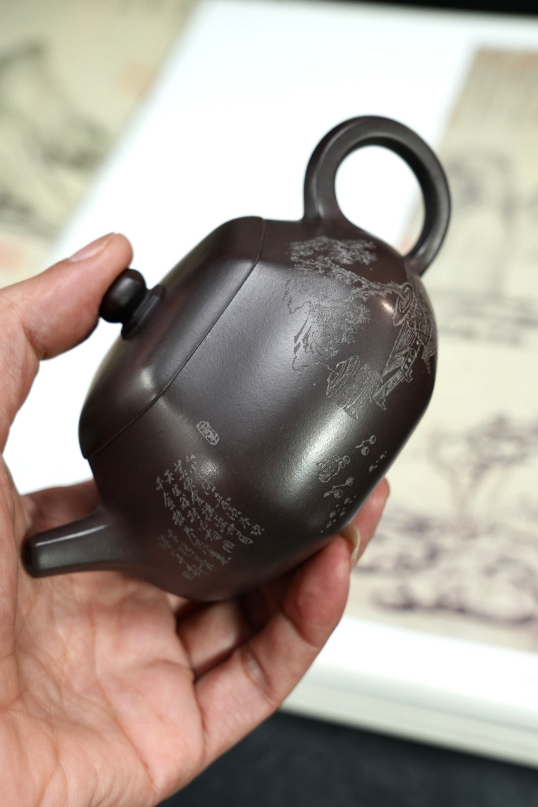 紫砂界80后方器巨匠巅峰臻品《六方静乐壶》传世收藏，藏值无量甄选原矿优质老紫泥·260cc