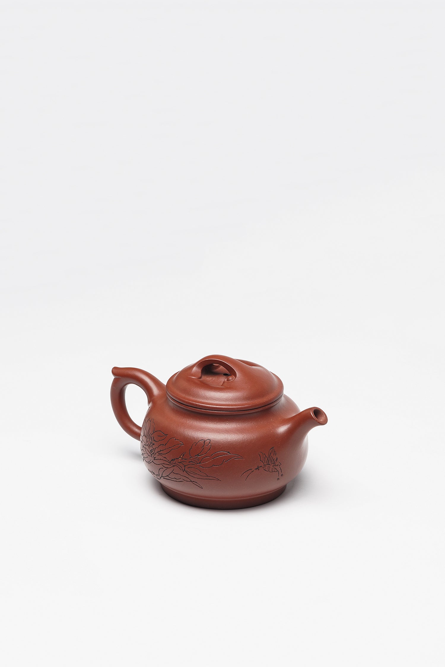 储立之大师传世典藏重器《如意壶》是礼藏双宜首选的高端艺术品！  ——原矿优质 红清水泥·320cc