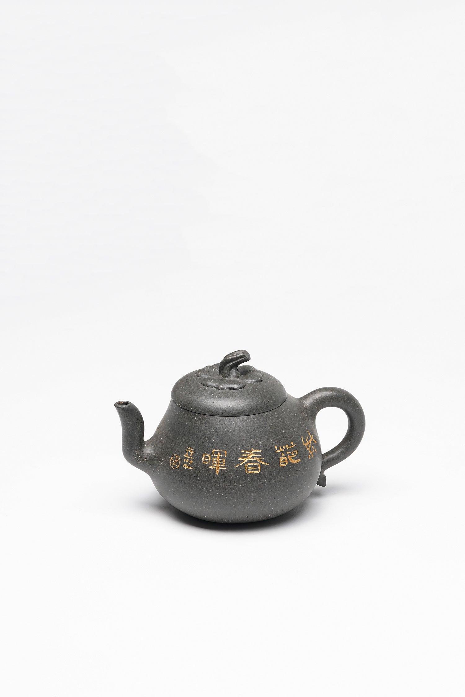 储立之大师传世典藏重器《矮茄瓜壶》是礼藏双宜首选的高端艺术品！  ——原矿优质 雪花青·300cc