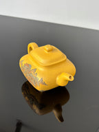 紫砂界彩刻山水第一人·李峰巅峰臻品《传炉壶》礼藏双绝 传世重器！  ——原矿优质黄金段·300cc