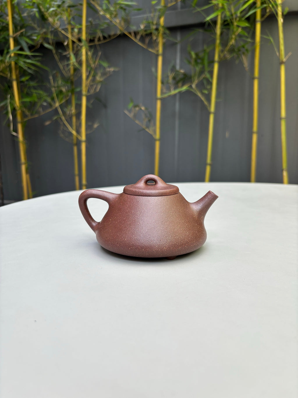 范泽锋高徒·邱爽紫砂潜力重器《子冶石瓢》是您礼藏皆宜的高端艺术品👍  ——原矿优质紫玉金砂·220cc