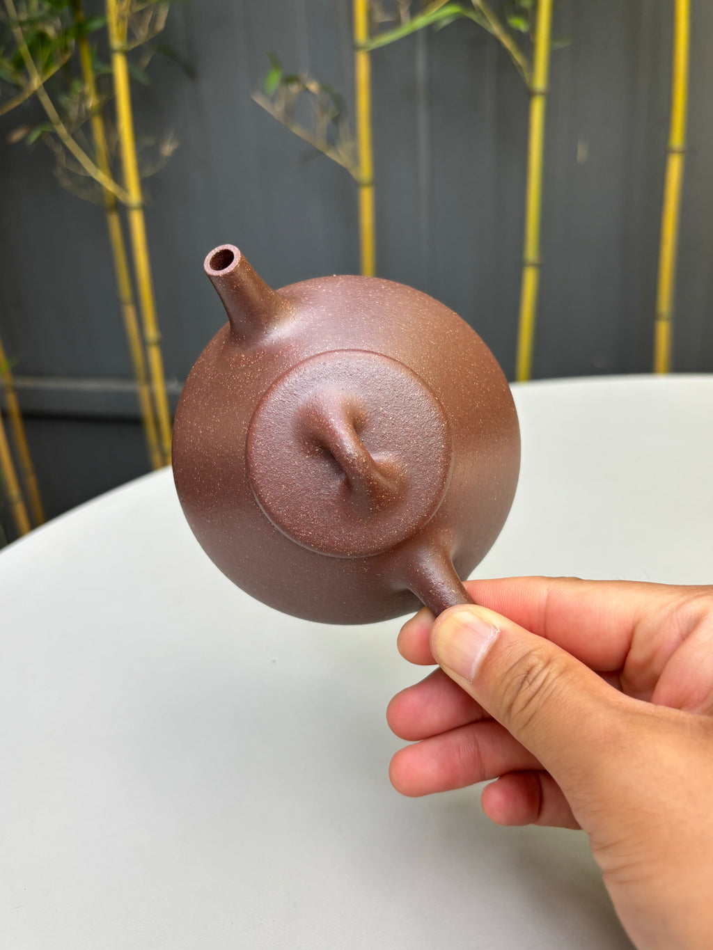 范泽锋高徒·邱爽紫砂潜力重器《子冶石瓢》是您礼藏皆宜的高端艺术品👍  ——原矿优质紫玉金砂·220cc