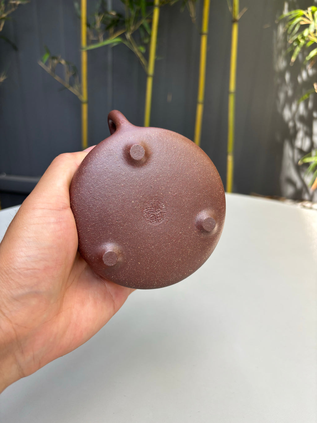 范泽锋高徒·邱爽紫砂潜力重器《子冶石瓢》是您礼藏皆宜的高端艺术品👍  ——原矿优质紫玉金砂·220cc