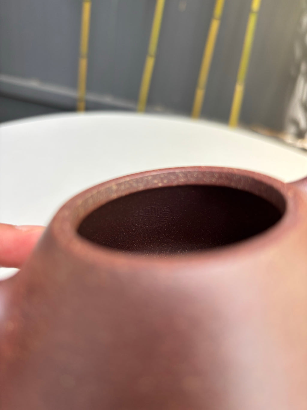 范泽锋高徒·邱爽紫砂潜力重器《子冶石瓢》是您礼藏皆宜的高端艺术品👍  ——原矿优质紫玉金砂·220cc