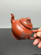 范泽锋高徒·邱爽紫砂潜力重器《松报春壶》是您礼藏皆宜的高端艺术品👍  ——原矿优质朱泥·200cc