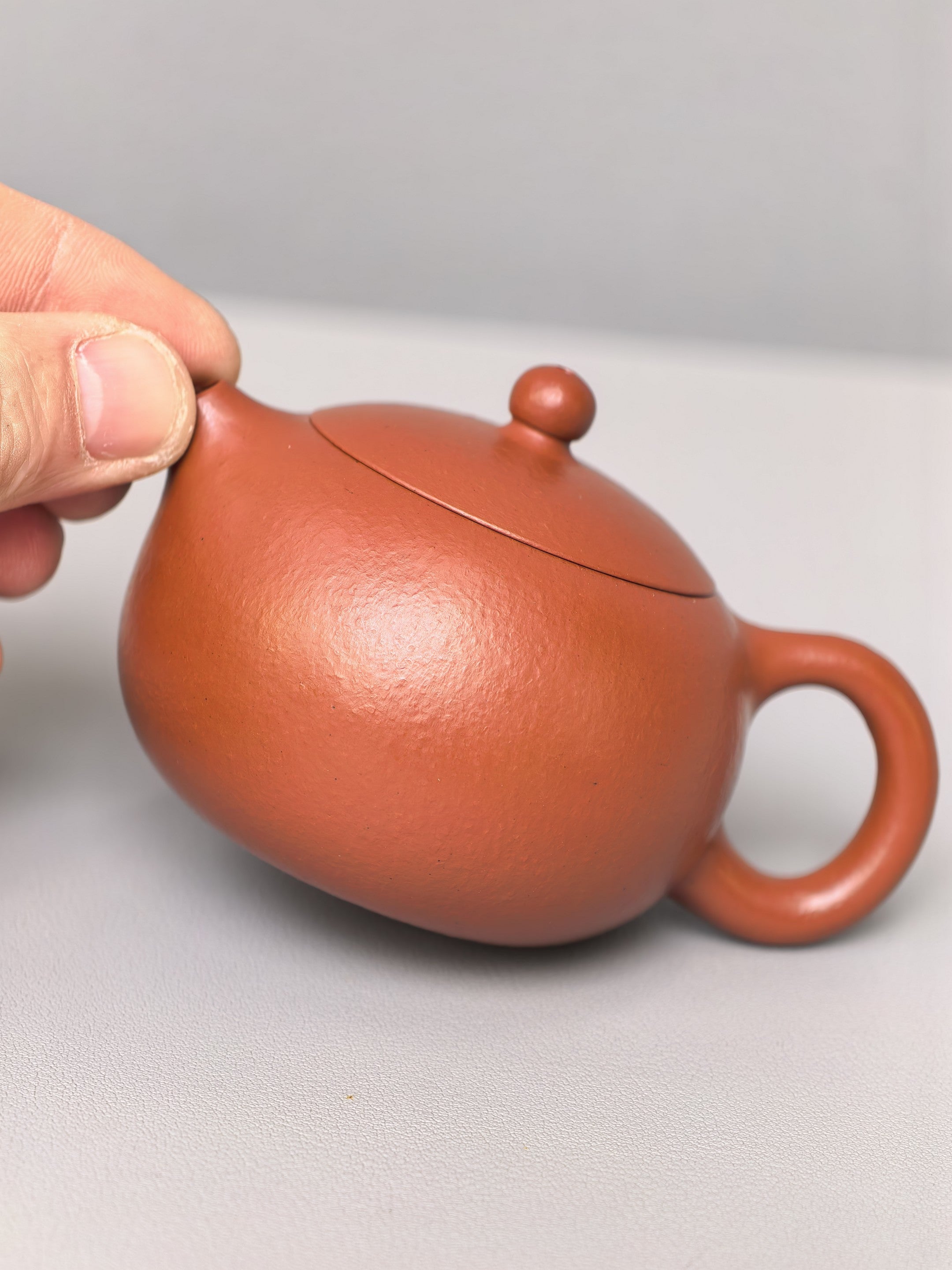 范泽锋高徒·邱爽紫砂潜力重器《西施壶》是您礼藏皆宜的高端艺术品👍  ——原矿优质粗砂朱泥·120cc