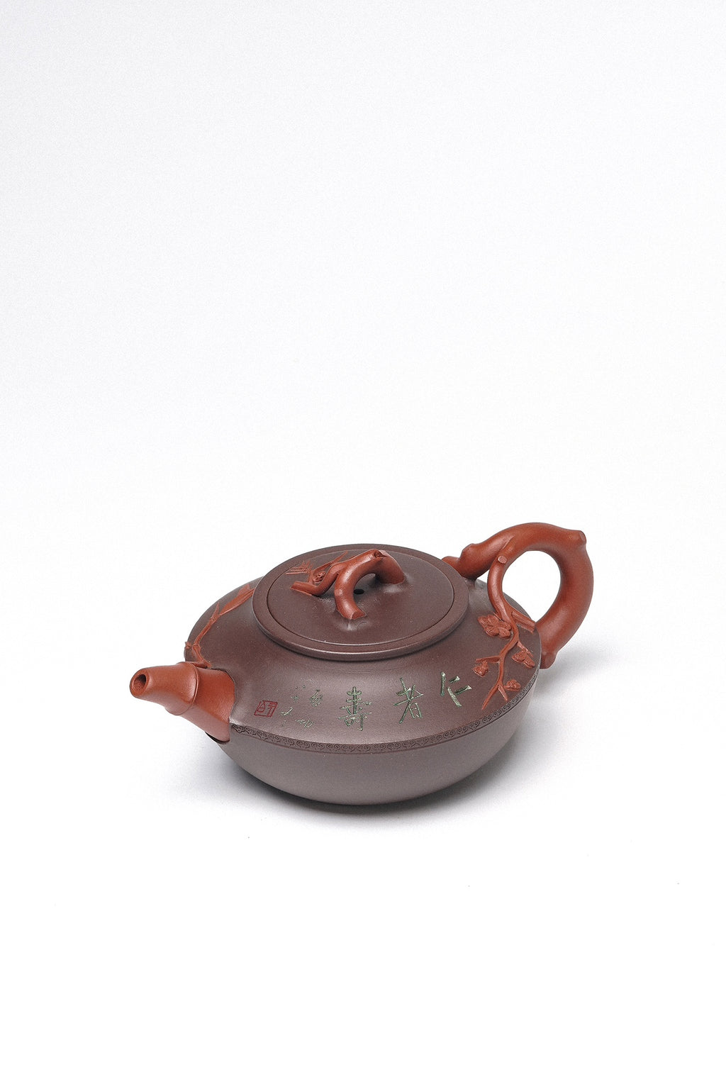周建春大师扛鼎之作《岁寒三友壶》是收藏与礼赠皆宜的高端艺术品——原矿优质老紫泥双拼·400cc