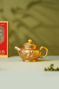 紫砂与雕塑融合艺术重器【双龙戏珠壶】——原矿优质紫茄泥·240cc ——原创紫砂艺术家·朱红景