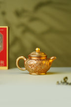 紫砂与雕塑融合艺术重器【双龙戏珠壶】——原矿优质紫茄泥·240cc ——原创紫砂艺术家·朱红景