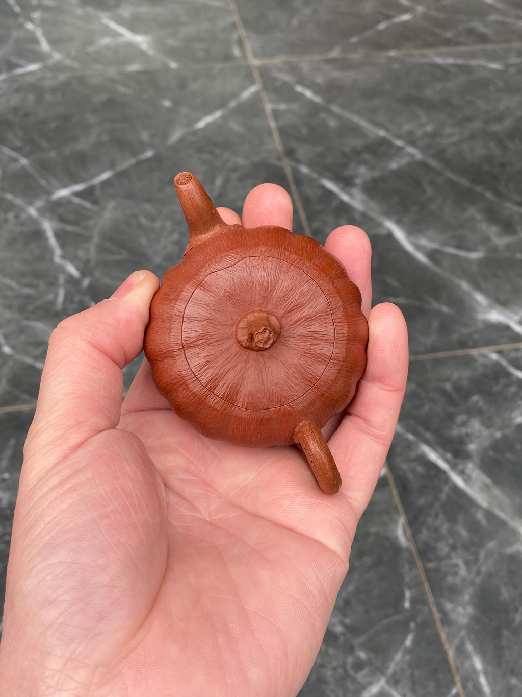 超级紫砂小南瓜壶（双色款）·70CC精品把玩器，内推球孔 手工制作·高端茶客必备 小草书文气十足