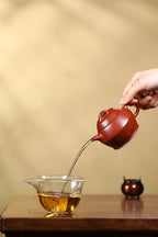 原矿紫砂好料好工好造型《汉瓦壶》精品佳作！ ——原矿优质大红袍·150cc ——实力派陶艺家·杜鹃