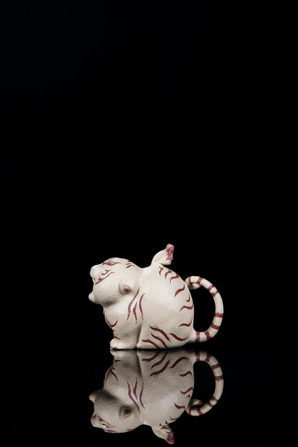 新款《如虎添翼》 ——原矿白玉段泥·130cc ——实力派陶艺家·王丰