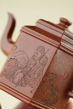 大生壶第四代嫡传·范秀芳紫砂臻品《高六方宫灯》传世收藏——原矿优质降坡泥·350cc