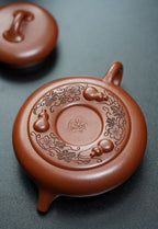 立之紫砂 礼藏至尊｜储立之大师传世典藏重器《葫芦瓢》——原矿优质 赤金砂·180cc
