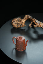 储立之大师传世典藏重器《竹节蟾钮壶》——原矿优质 紫泥·280cc ——江苏省工艺美术大师·储立之 之作