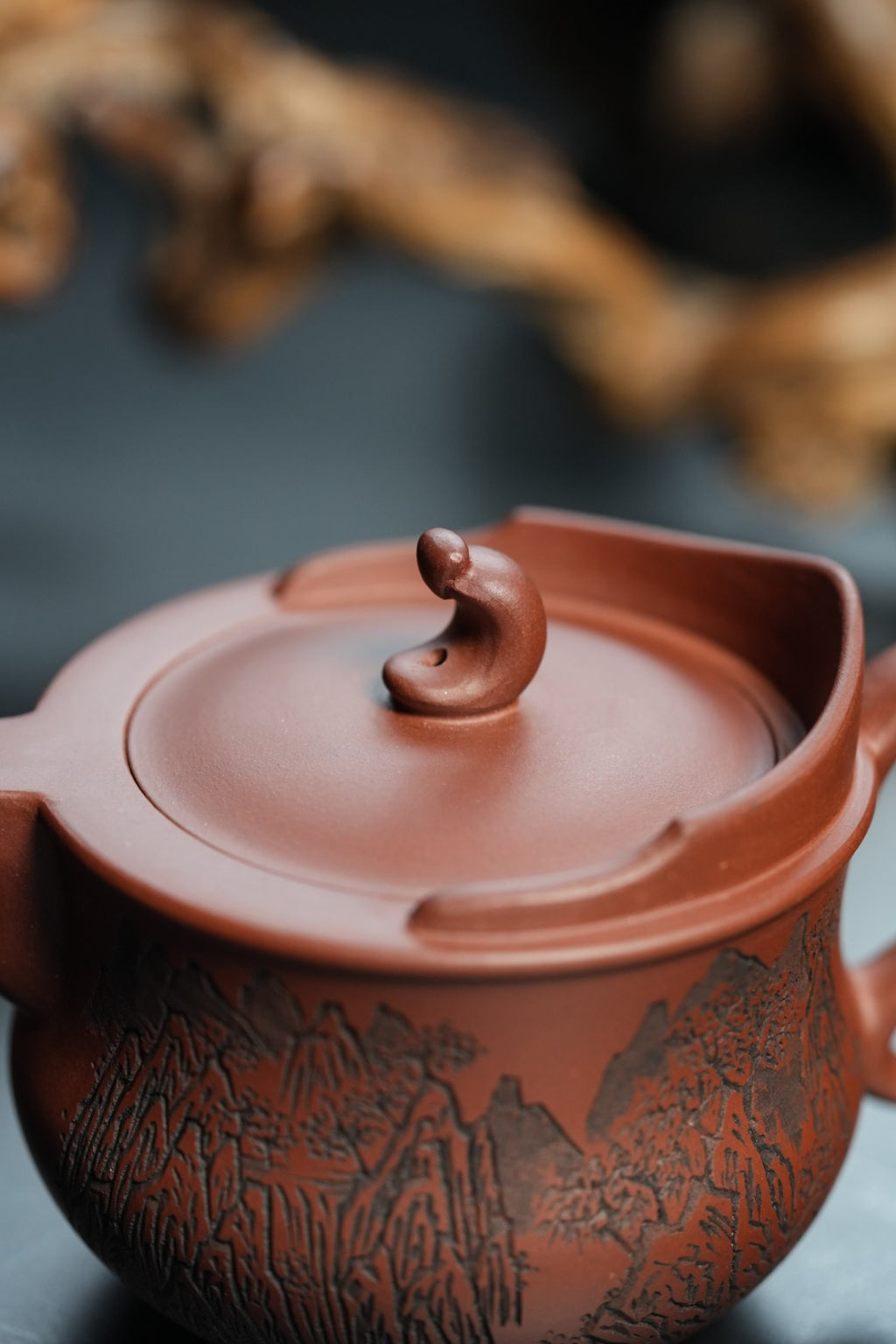储立之大师传世典藏重器《观禅壶》——原矿优质 老紫泥·240cc ——江苏省工艺美术大师·储立之 之作