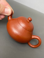 范泽锋高徒·邱爽紫砂潜力重器《梨形壶》——原矿优质粗砂朱泥·70cc ——江苏省级大师·邱爽 亲制