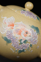 河豚西施180cc 本山绿泥金鱼彩绘西施紫砂壶