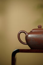 陈宏林大师传世巅峰臻品【无垢壶】业界标杆· ——原矿优质底槽清·190cc ——紫砂山水陶刻天花板·陈宏林亲工