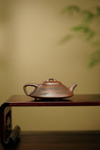 陈宏林大师传世巅峰臻品【合瓢】业界标杆·——原矿优质底槽清，110cc ——紫砂山水陶刻天花板·陈宏林亲工