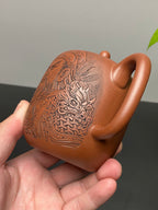 杨喜雨大师顶流臻品《滴泉壶》形神兼备·礼藏双宜·传世重器！  ——原矿优质底槽清·350cc ——紫砂刻绘全能艺术名家·杨喜雨 亲工