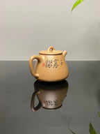 杨喜雨大师顶流臻品《高石瓢》形神兼备·礼藏双宜·传世重器！  ——原矿优质老段泥·230cc ——紫砂刻绘全能艺术名家·杨喜雨 亲工