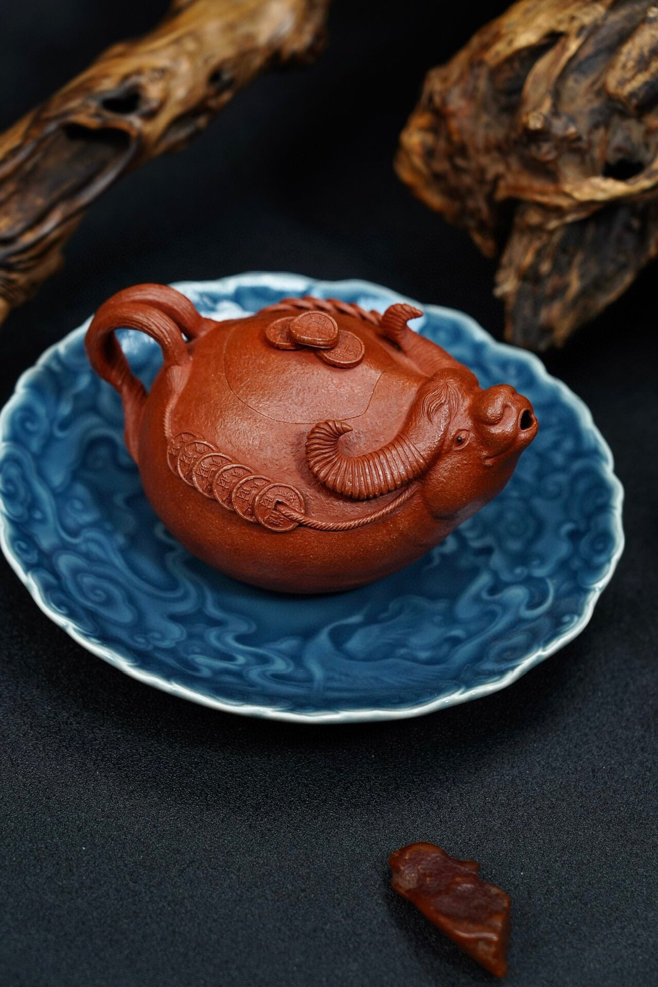紫砂财牛🐮【福禄寿喜财，金牛报春来】 精工款·230cc 实力派名家·焦勇制 是壶亦是宠 优质降坡料制作