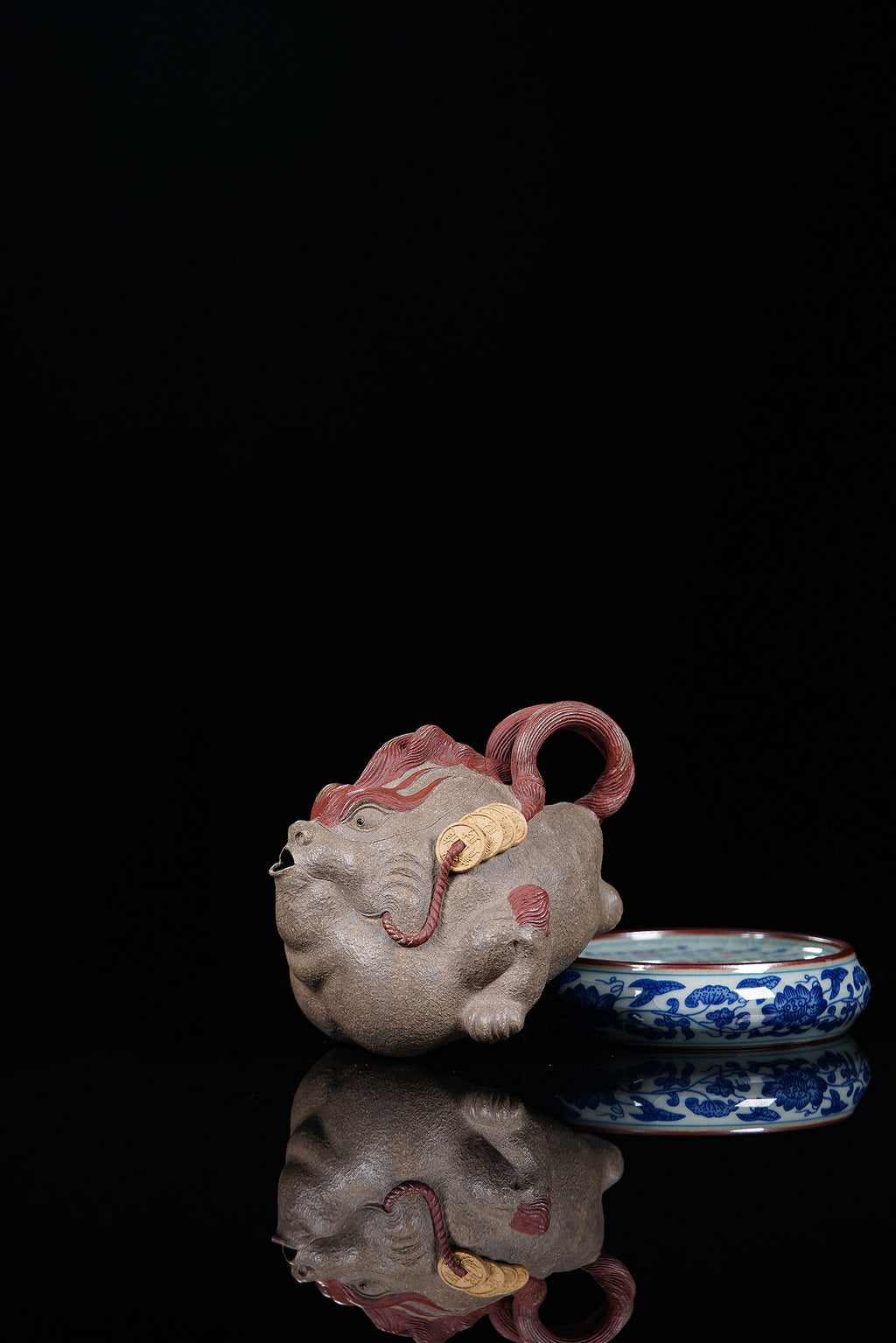 瑞兽系列精品佳作《纳财壶》 ——原矿优质青段泥·180cc  ——实力派陶艺家·焦勇