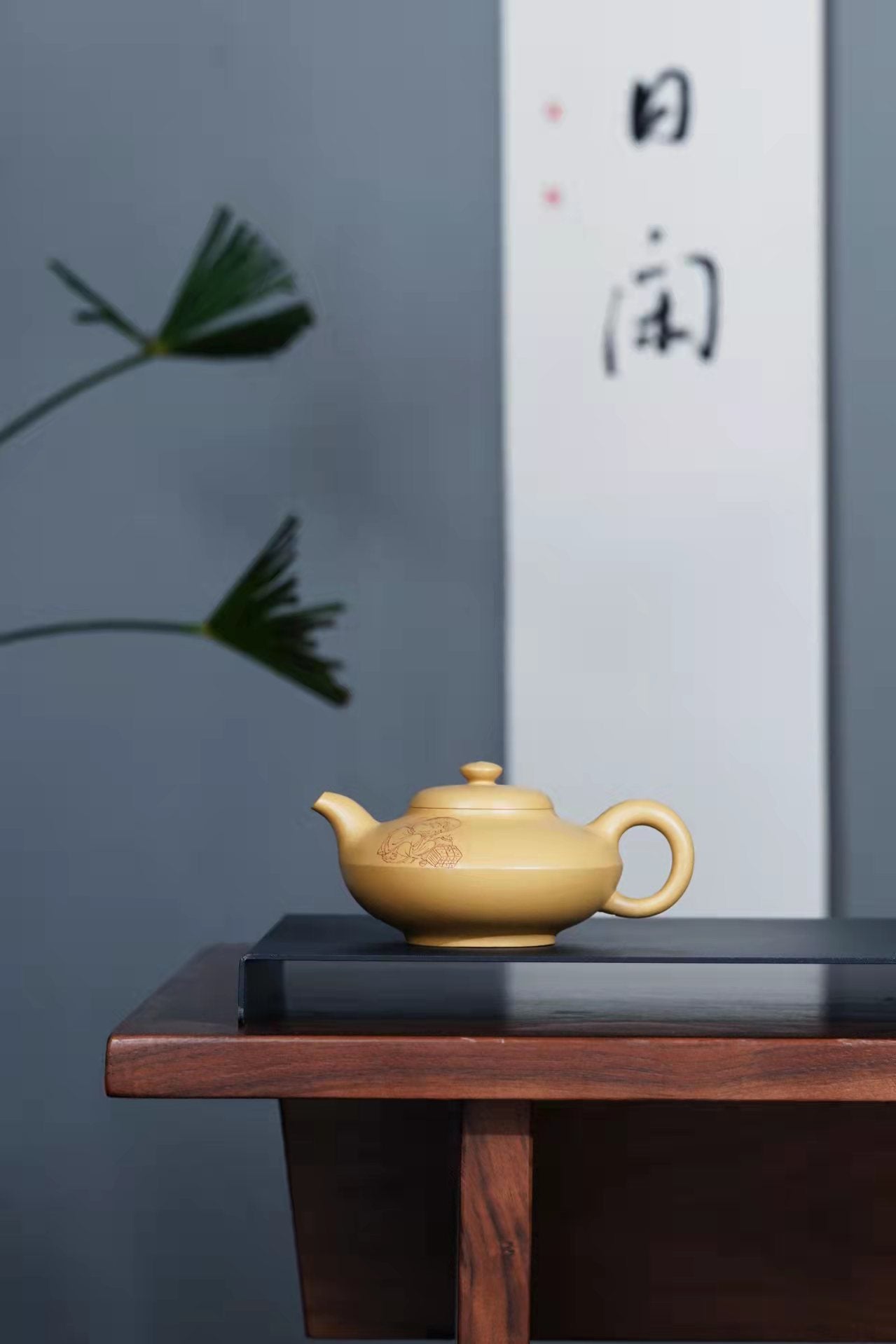 省大师吴培林高徒·王雅丽制【合欢壶】世家传承·——泥料：原矿优质段泥·150cc