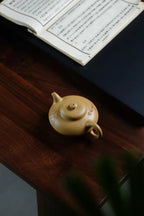 省大师吴培林高徒·王雅丽制【合欢壶】世家传承·——泥料：原矿优质段泥·150cc