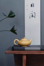 省大师吴培林高徒·王雅丽制【合欢壶】世家传承·——泥料：原矿优质段泥·150cc