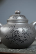 范泽锋高徒·邱爽紫砂潜力重器《大亨掇只壶》是您礼藏皆宜的高端艺术品👍  ——原矿优质天青泥·450cc ——江苏省级大师·邱爽 亲制