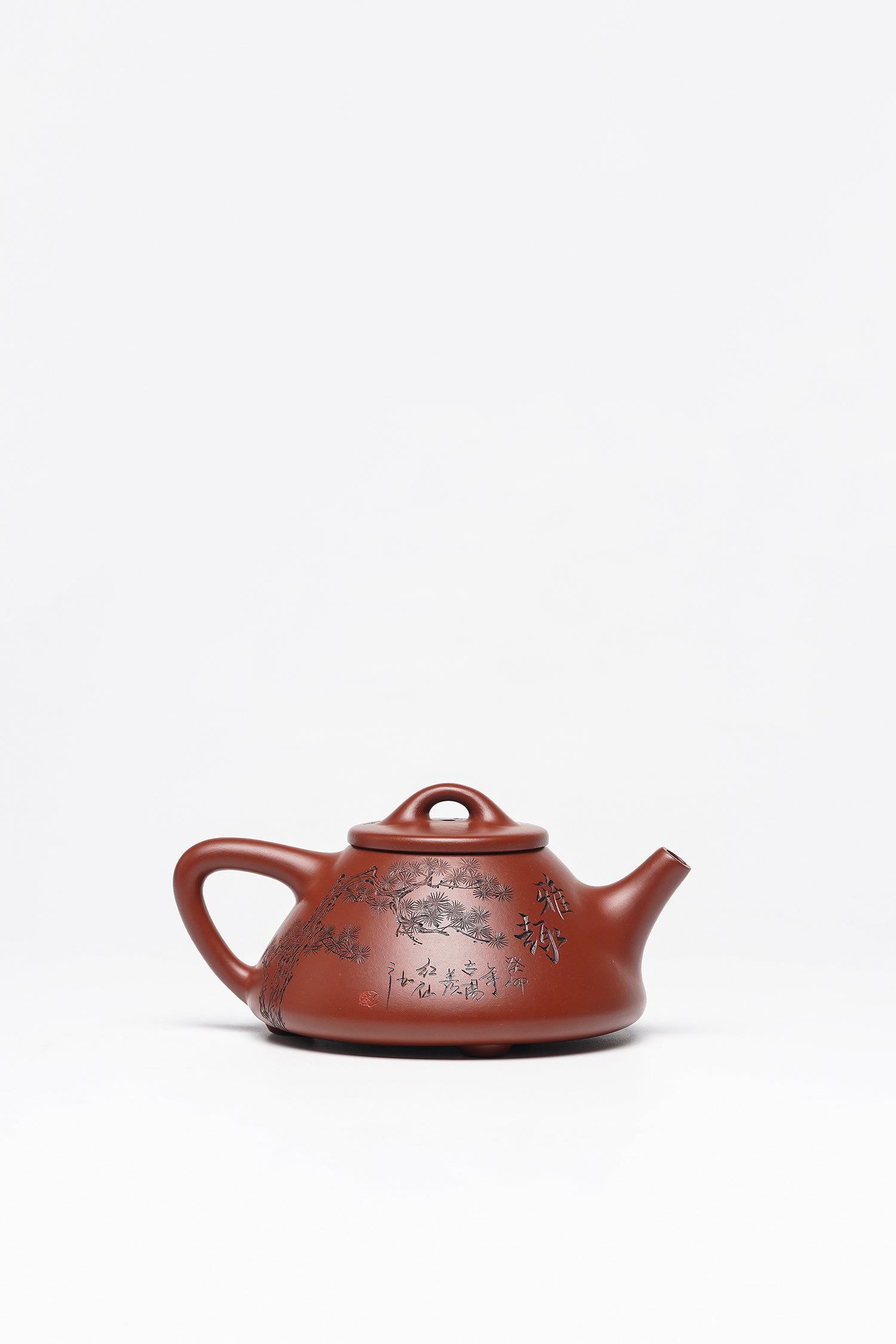 范泽锋高徒·邱爽紫砂潜力重器《子冶石瓢》是您礼藏皆宜的高端艺术品👍  ——原矿优质朱泥·300cc